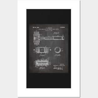 Judge Gavel Patent - Lawyer Art - Black Chalkboard Posters and Art